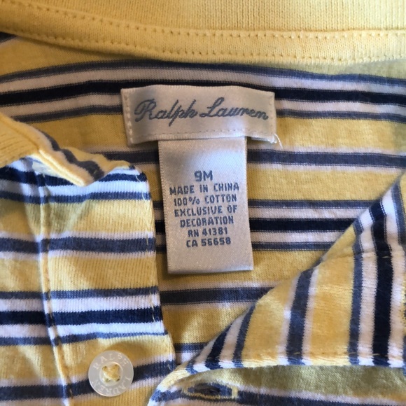 Ralph Lauren Baby Boy romper 9m - Picture 2 of 3
